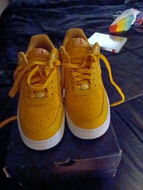 Nike Mustard Yellow Low-Top Sneakers